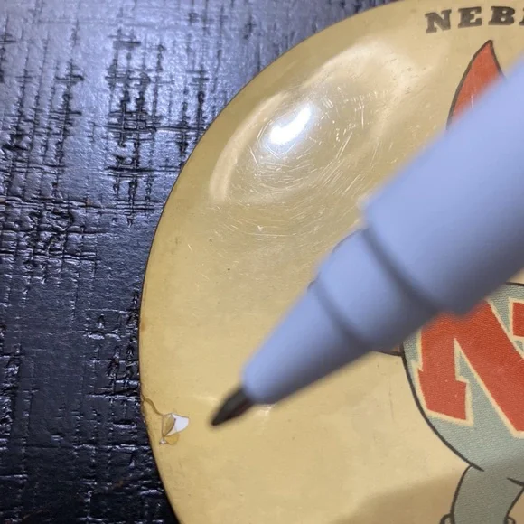 Vintage Nebraska Cornhuskers Mascot Pin! - Picture 3 of 3